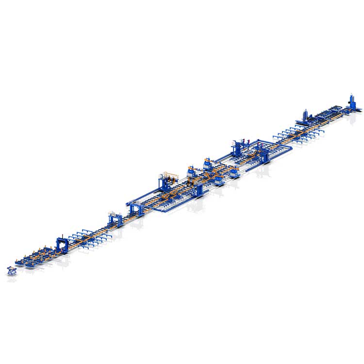 Apa sing nggawe garis welding Beam wigati kanggo pabrik baja dhuwur-efisiensi?